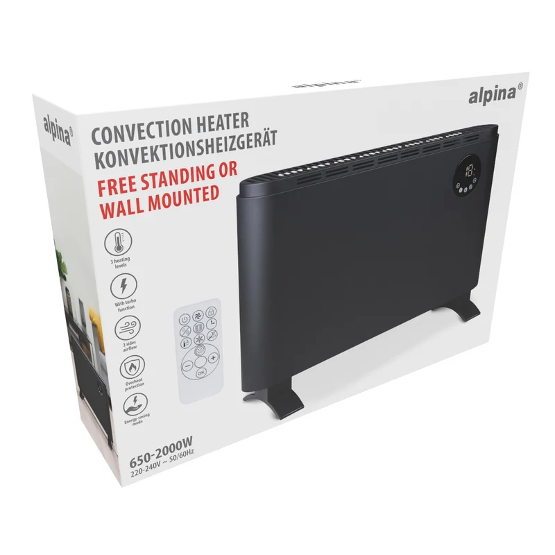 Alpina Convectorverwarming 650-2000W
