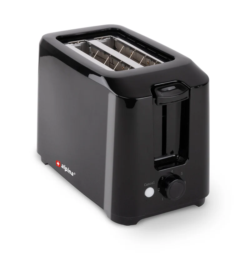 Toaster 700W Pl Black