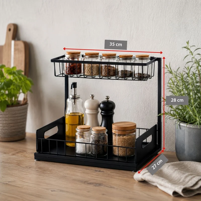 Storage Rack With Holder