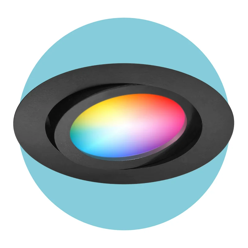 Gologi Slimme Inbouwspot - Gu10 RGB+CCT LED Lamp - Zwart