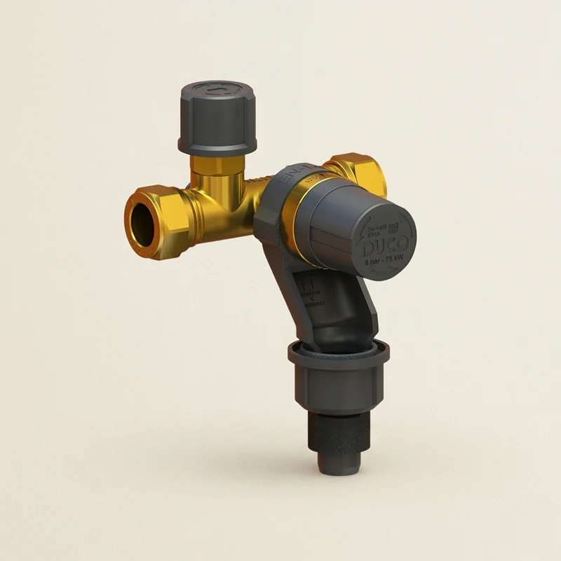 Duco inlaatcombinatie 15mm knel