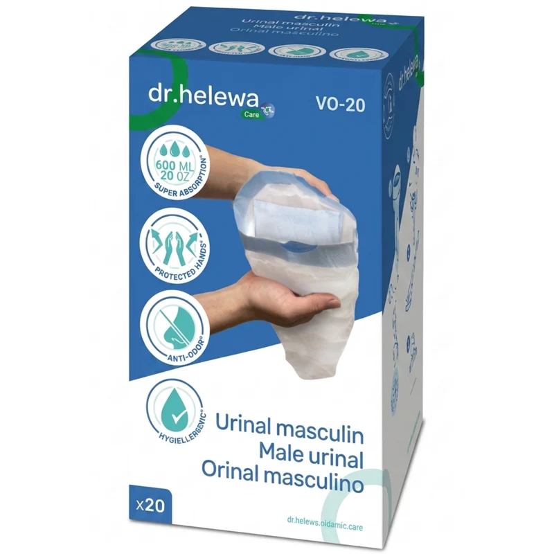 Wegwerp Hygiënezakjes voor Mannen Urinoirs 600 ml