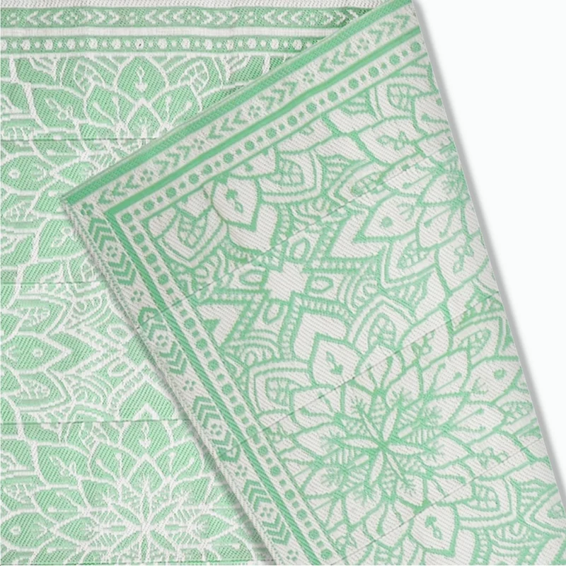 Goliving Buitenkleed Summer Flora - 183x290CM - Groen/Wit