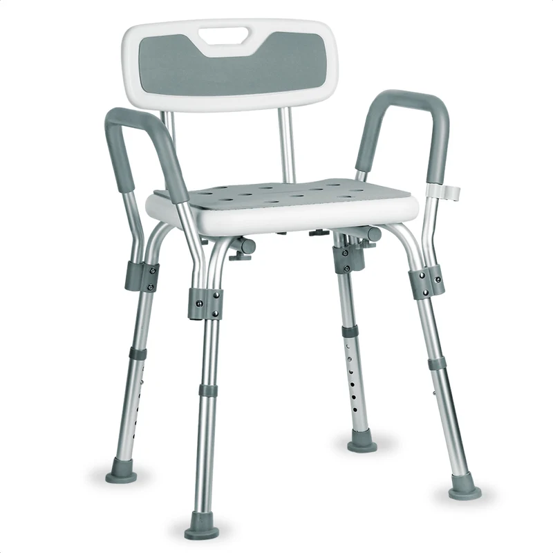 Goliving Verstelbare Douchestoel - Zithoogte 36-51 cm - Wit