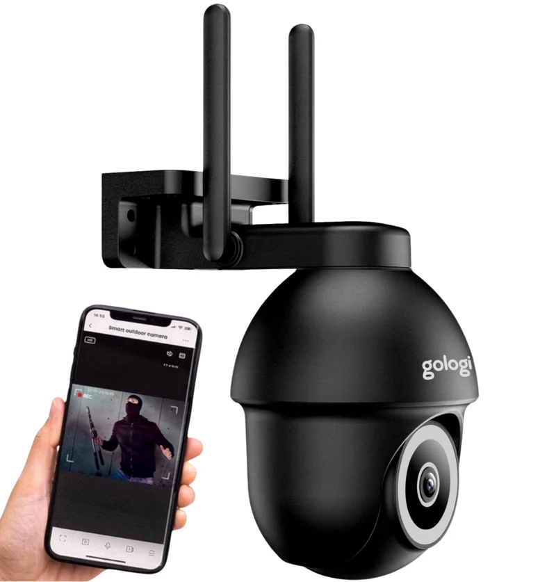 Gologi Superior Outdoorcamera 2.0 - 4MP - Zwart