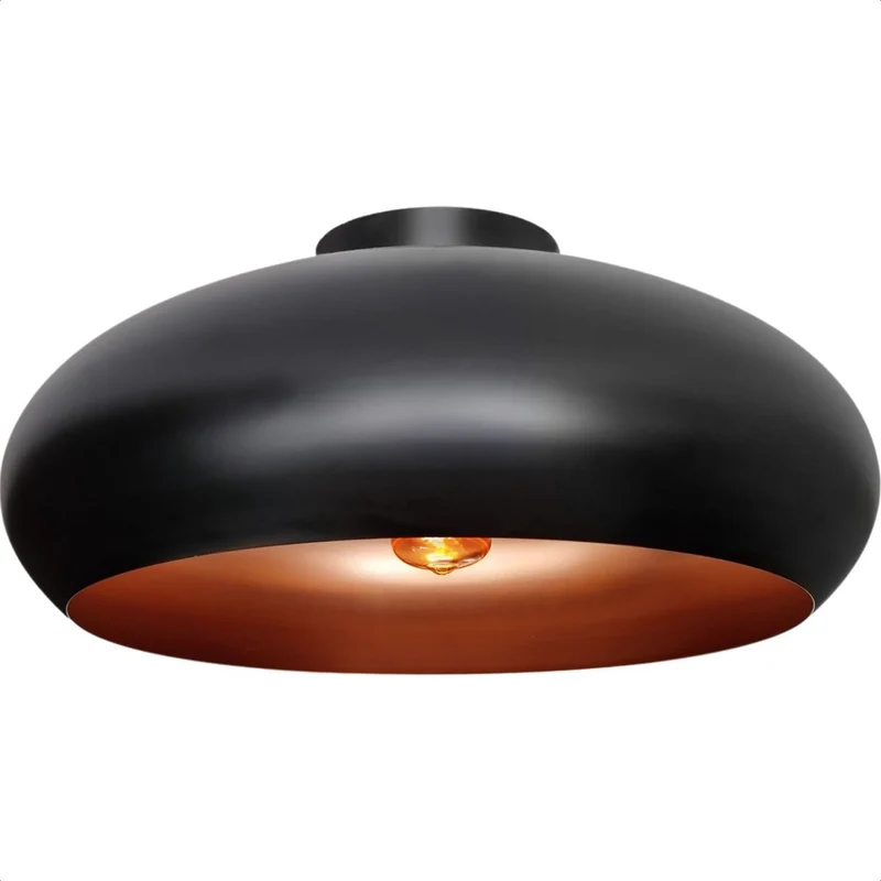 Goliving Plafondlamp - Ø 40 cm - Zwart en Brons