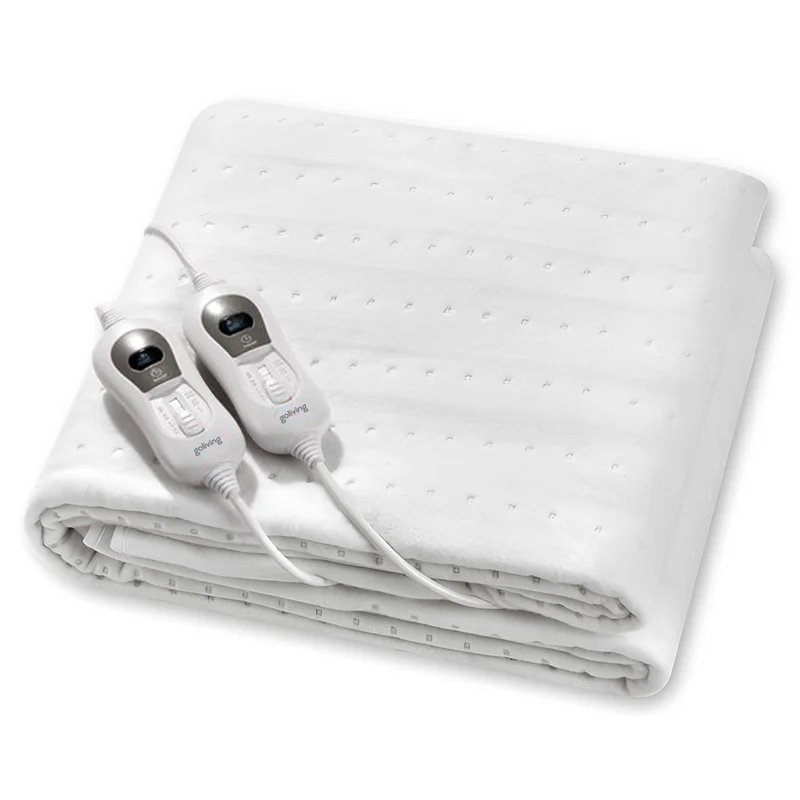Goliving Elektrische Onderdeken - 60 Watt - Wit - 160 x 140 cm