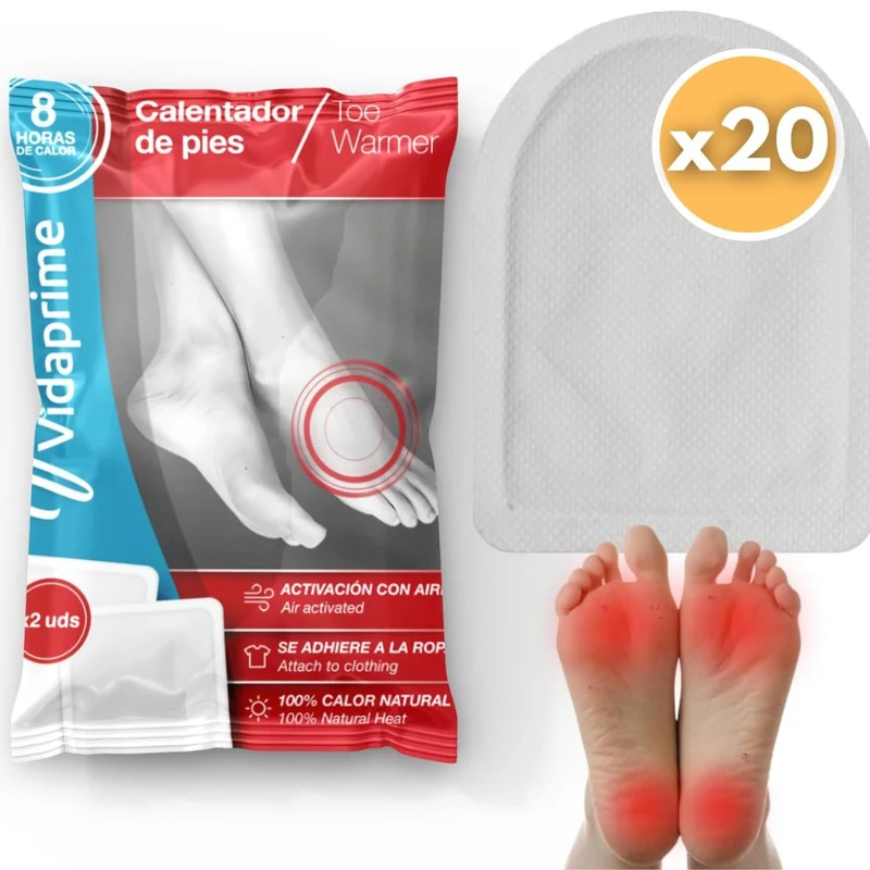Warmtepleisters voor directe voeten | Pack x20 stuks