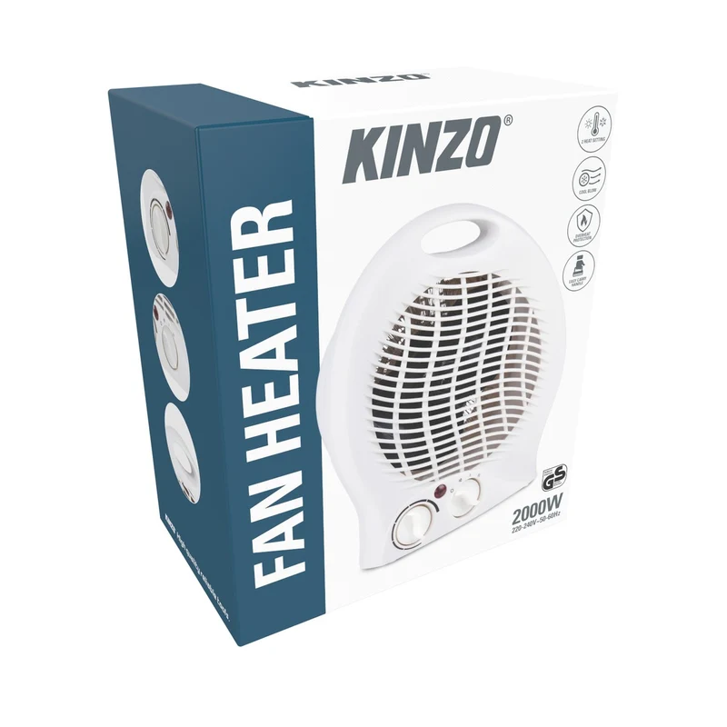 Fan Heater 2000W White