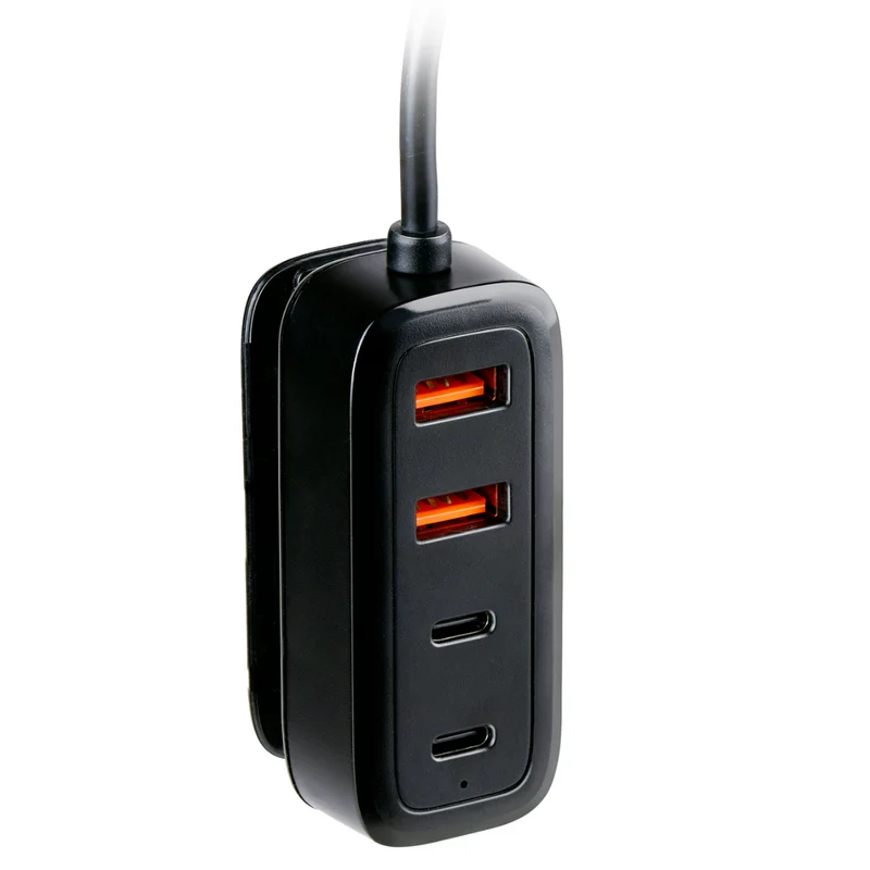 Car Charger 12-24V Usb A+C W/Hub